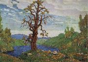 Nikolai Roerich Kissing the Earth oil